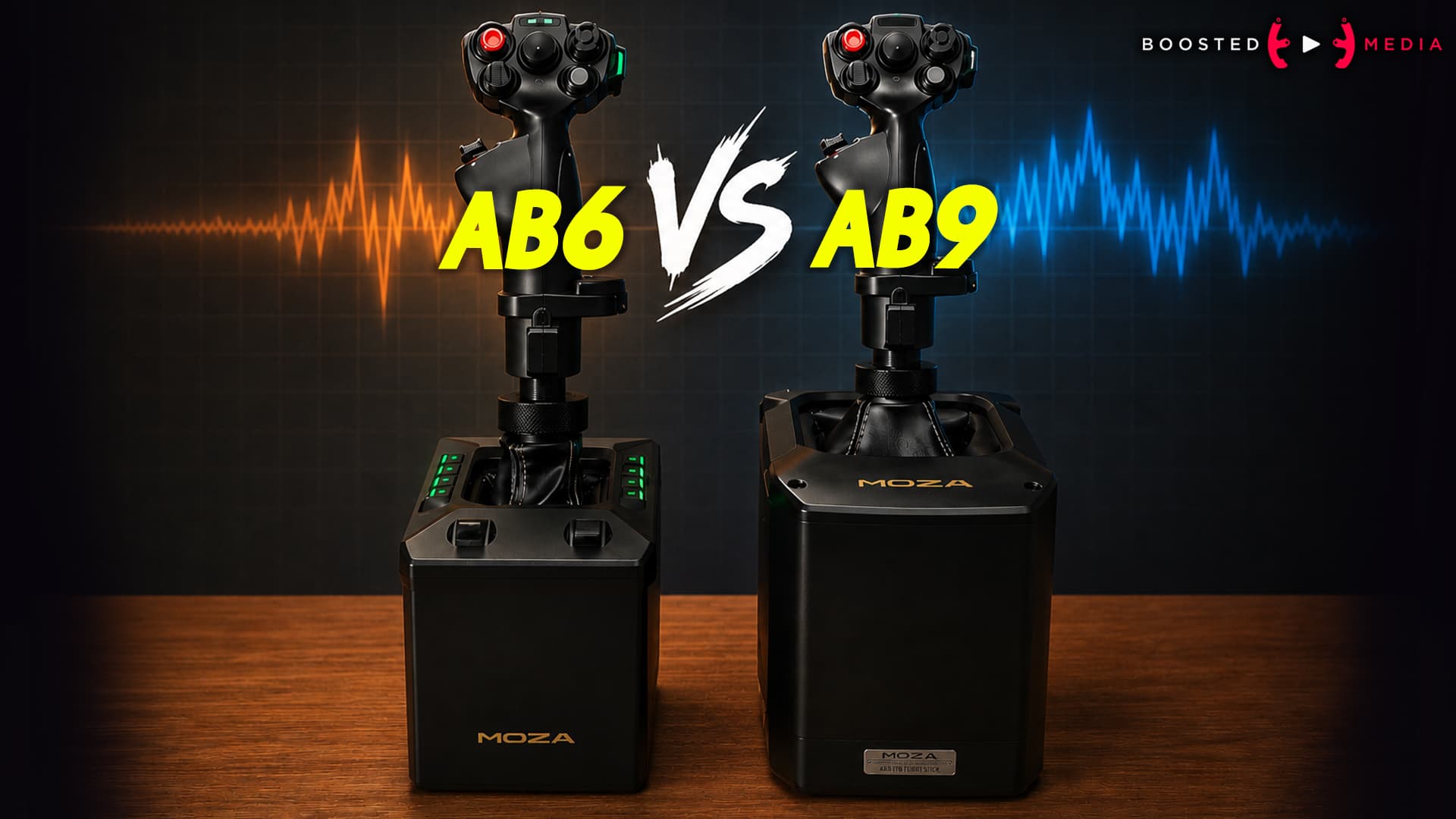 MOZA AB6 vs AB9 – FLIGHT Force Feedback Base Review