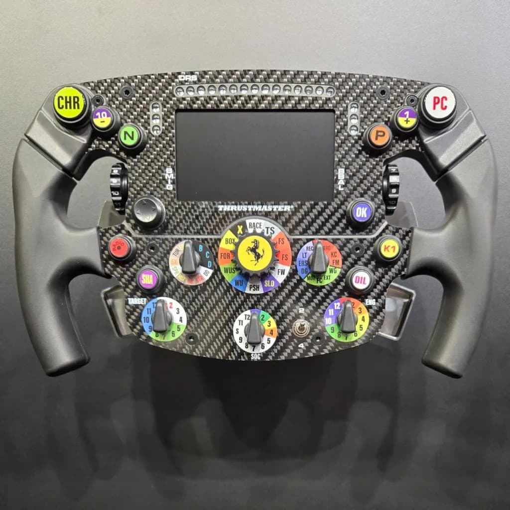 Thrustmaster Releases Two Steering Wheels: GT Wheel & Formula Wheel Ferrari SF-25