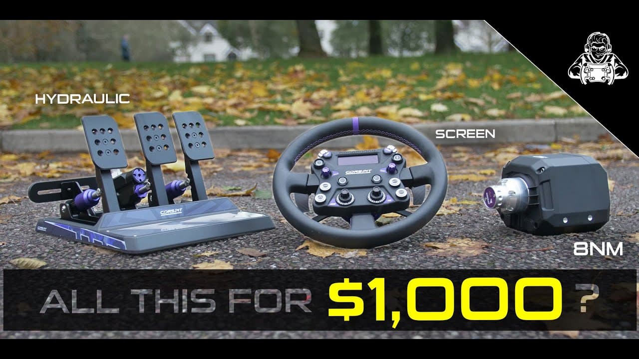 This DD Wheel & Hydraulic Pedals Costs Less Than $1,000?