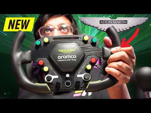 The World's FIRST Aston Martin F1 Steering Wheel (Plus New Revosim Gearbox and Handbrake)
