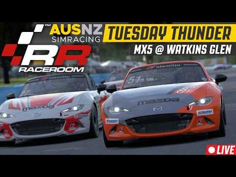 Get that draft! (MX5 @ Watkins Glen - RaceRoom w/AUSNZ SimRacing)