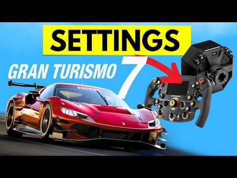 Thrustmaster T598 New MUST SELECT Settings (With Engine Roar)