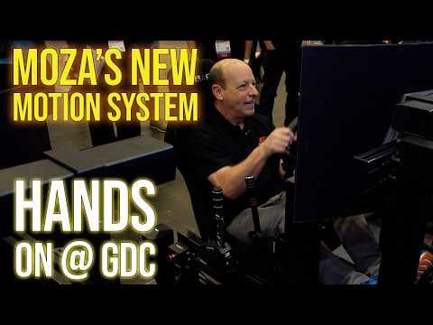 Moza Racing at GDC 2026 – Hands-On With Their New Motion & AI Systems!