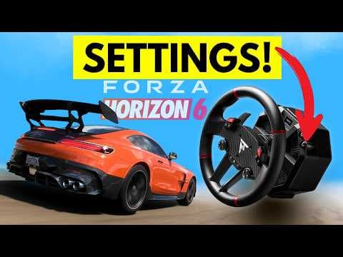 Thrustmaster WHEEL Settings For Forza Horizon 6!