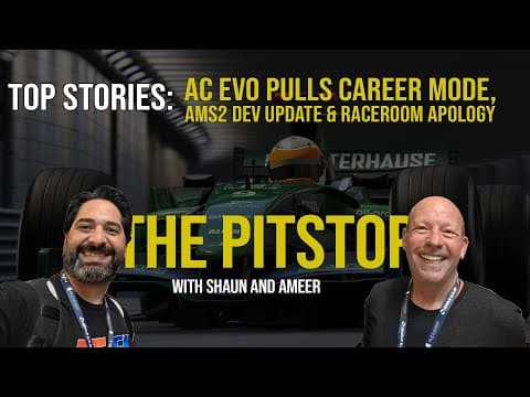 AC EVO Pulls Career Mode, AMS2 Dev Update & RaceRoom Apology - The Pitstop