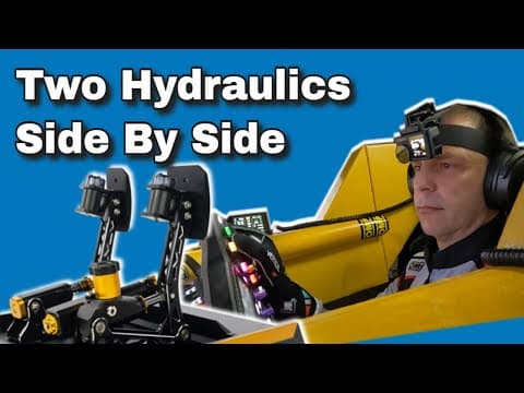 Two Hydraulic Pedals Side By Side CPP Evo V2 Test