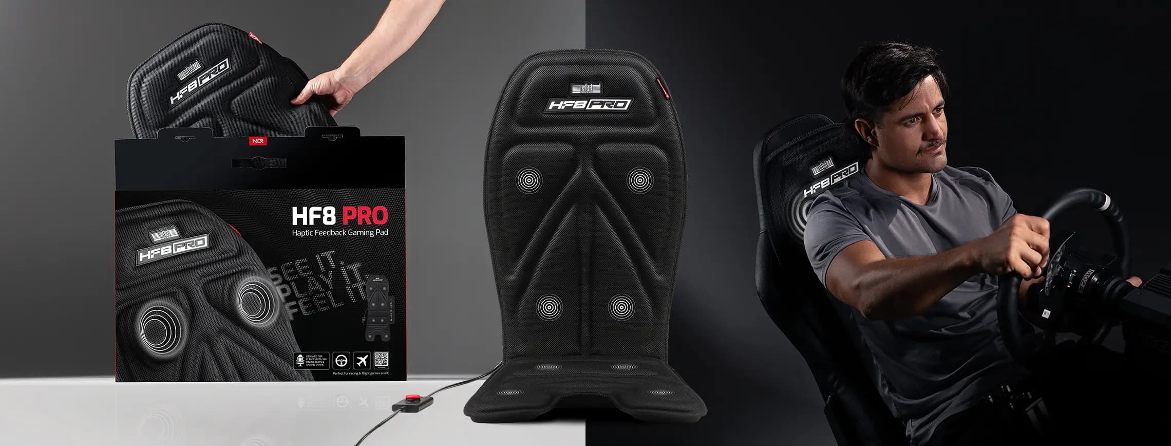 Next Level Racing® Unveils the HF8 Pro: A New Era of Immersive Haptic Gaming for Racing and Flight Simulators
