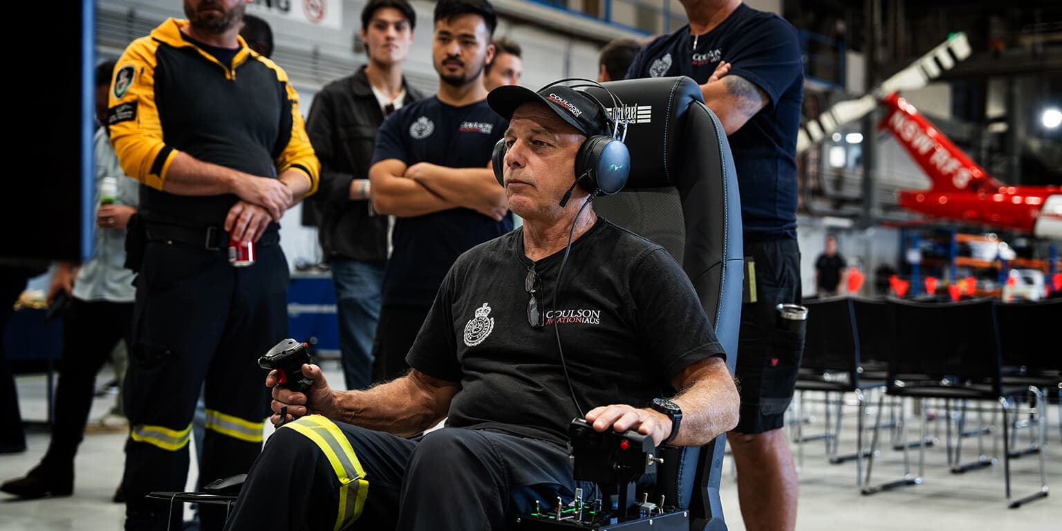 Next Level Racing at Microsoft Flight Simulator World Update Event in Sydney