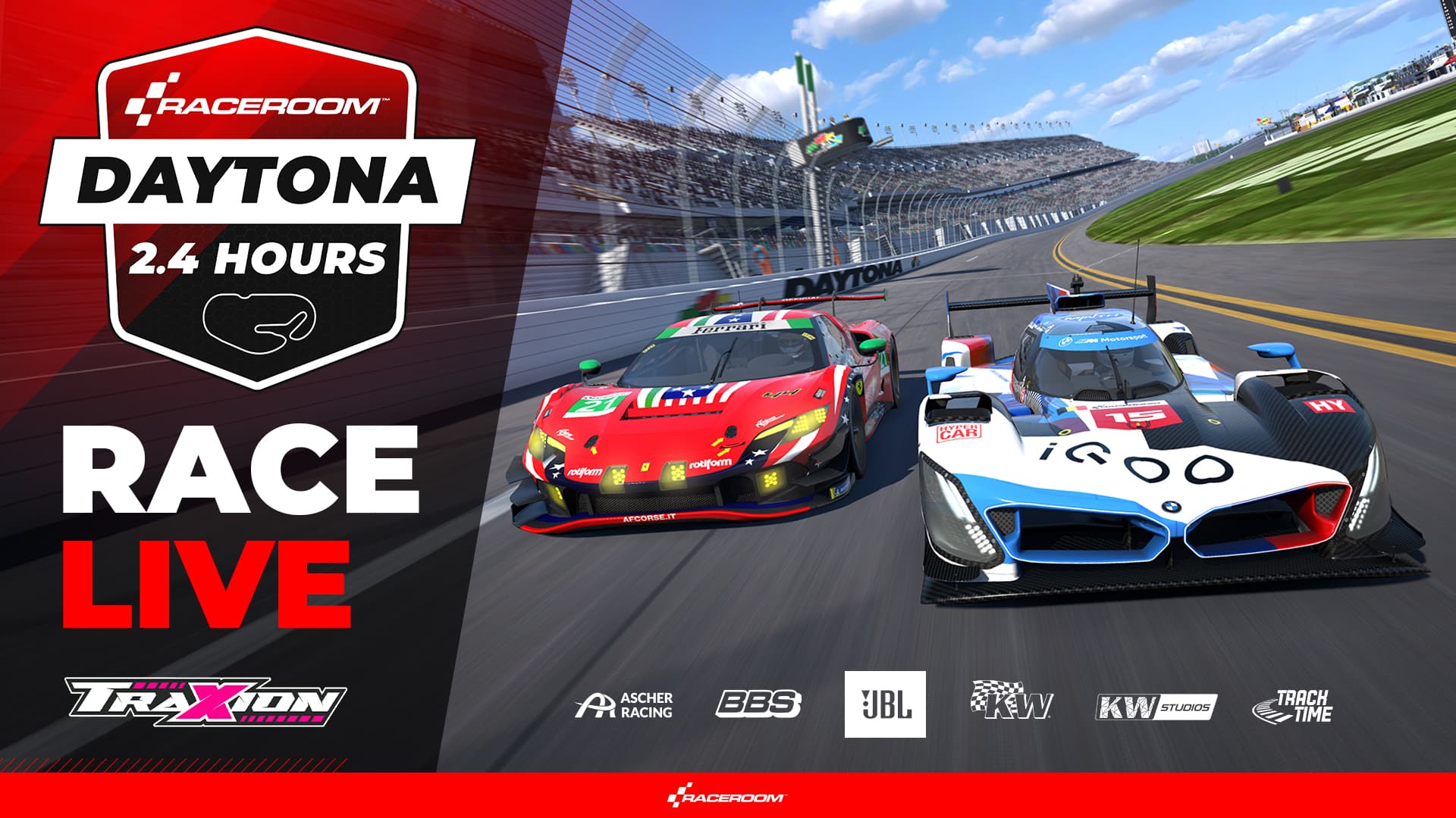 WATCH Live: RaceRoom’s Daytona 2.4 hours Multiplayer Special Event