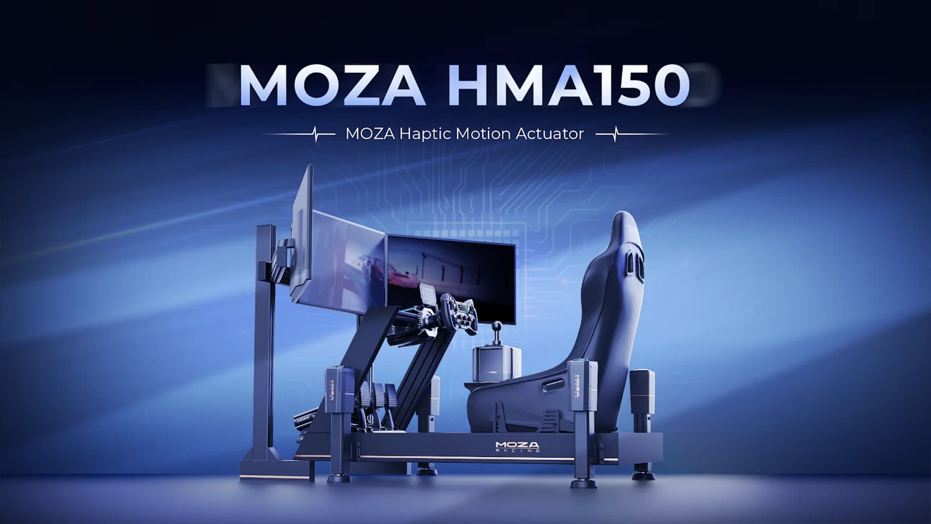Moza unveils slimline four-axis motion platform