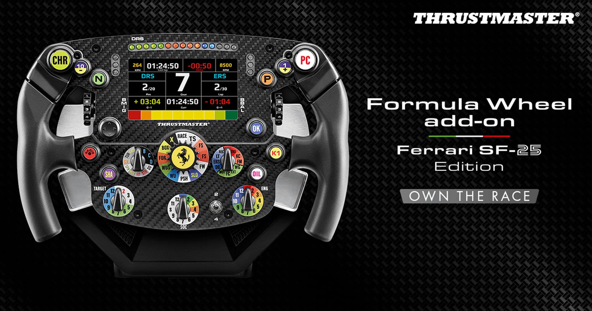 Thrustmaster GT and Ferrari SF-25 Wheel Add-Ons set to launch in April