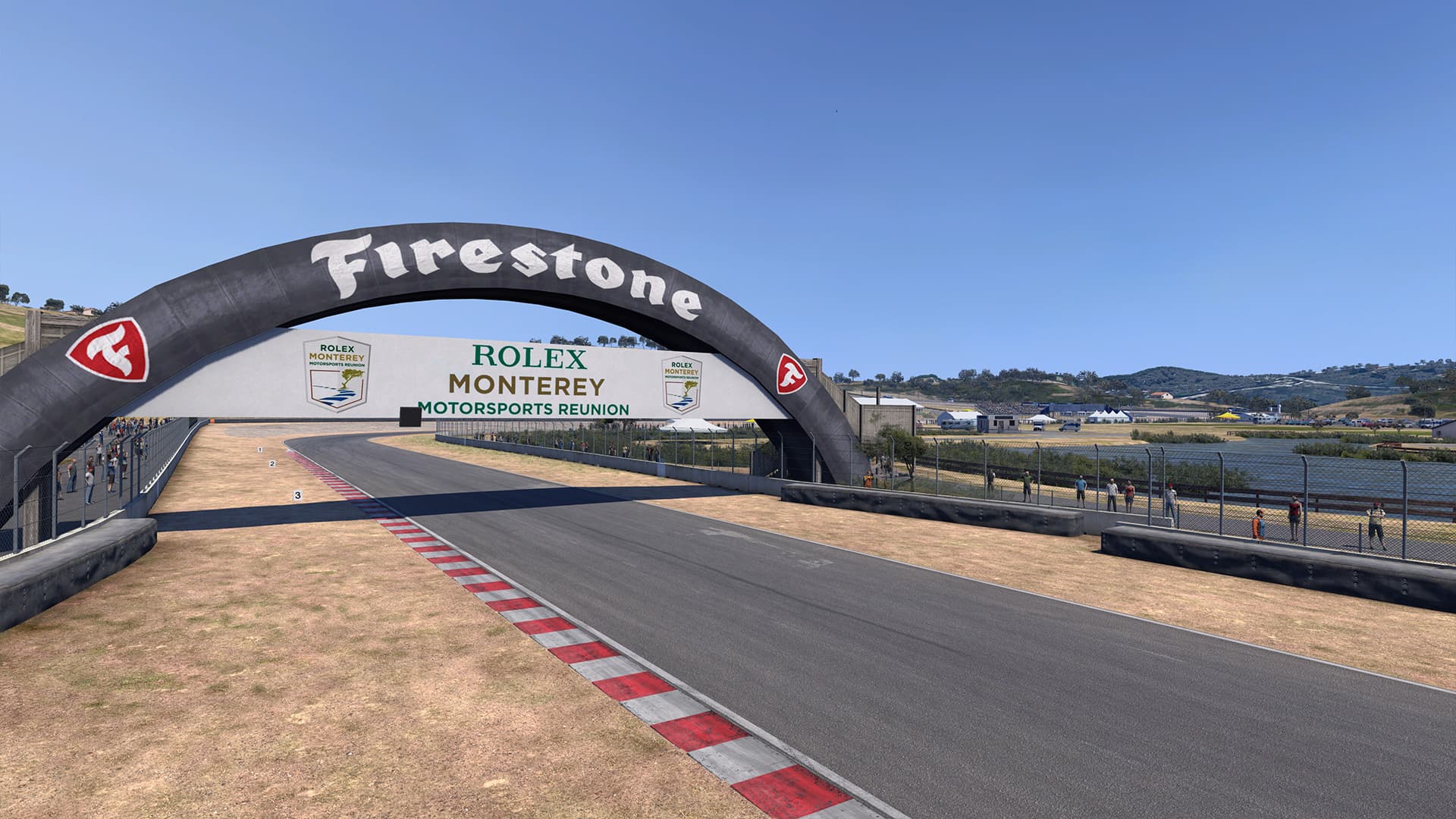 Three new tracks added to RaceRoom’s free tier, including Laguna Seca