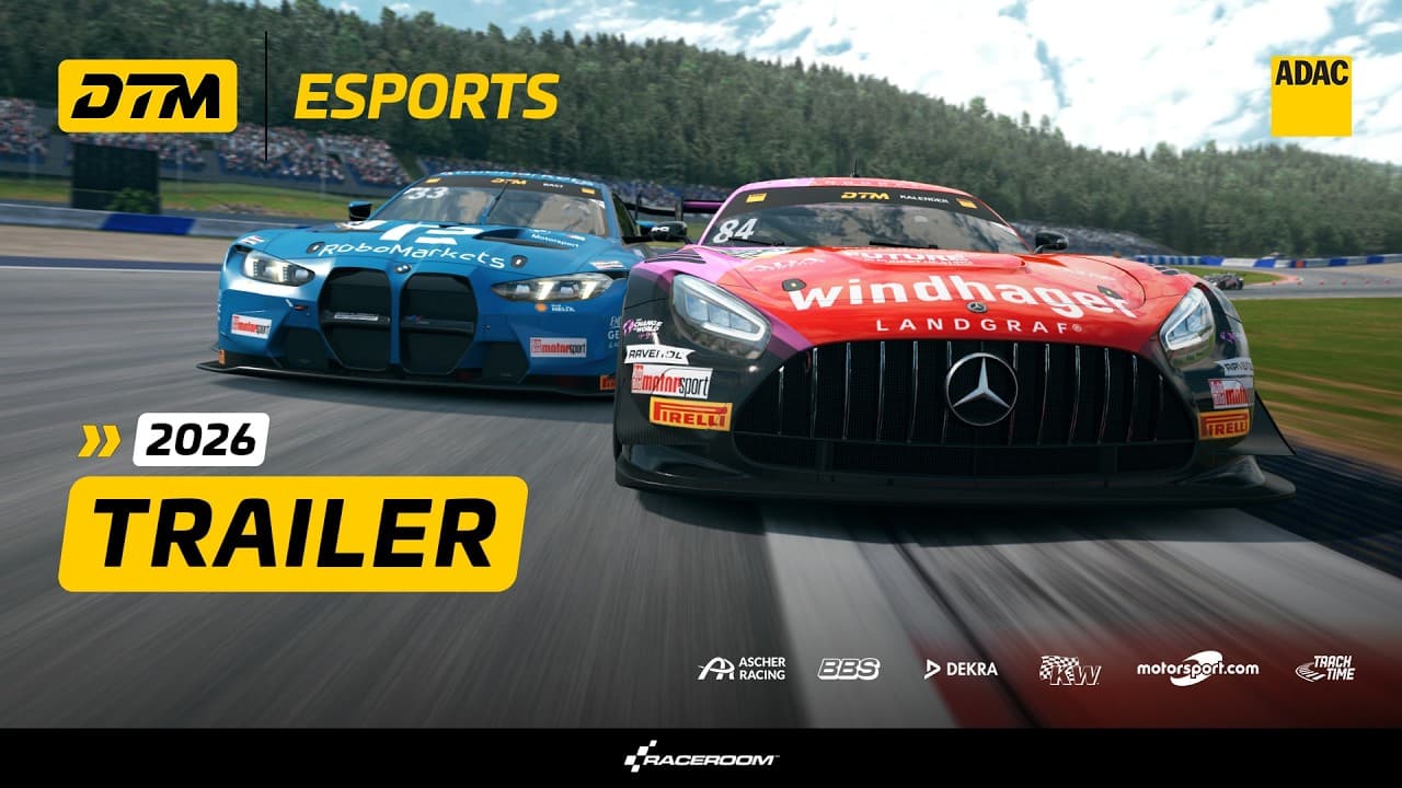 DTM’s Esports competition returns for 2026 with public ranked splits and €75k prize pool