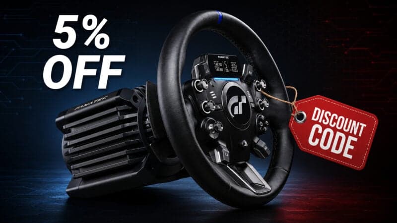 Fanatec Coupon Code “ZZ-GTPLANET5” Knocks 5% Off Wheels, Pedals, and Gran Turismo Bundles