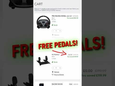 I Discovered A Crazy Sim Racing Discount GLITCH
