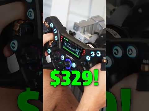 Is this the cheapest sim racing wheel with a SCREEN? #kireth #ad #moza