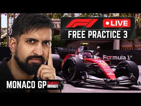 F1 LIVE - Monaco GP FP3 Watchalong With Commentary!
