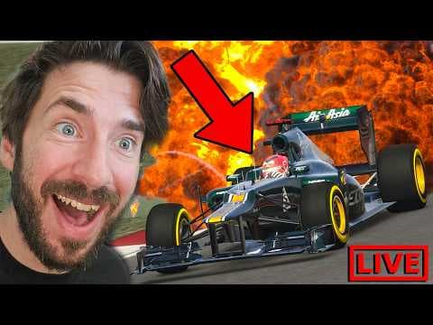 F1 2012 CAREER MODE - FIRST STREAM FROM NEW HOUSE!