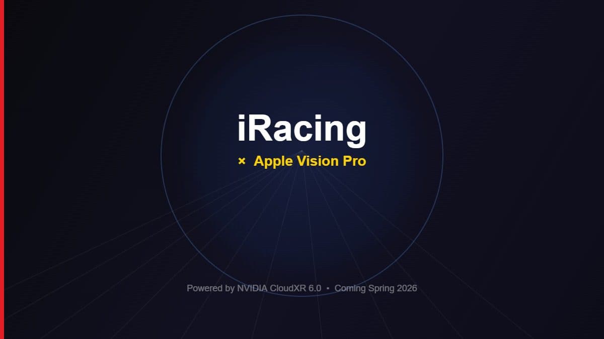iRacing Is Coming to Apple Vision Pro This Spring
