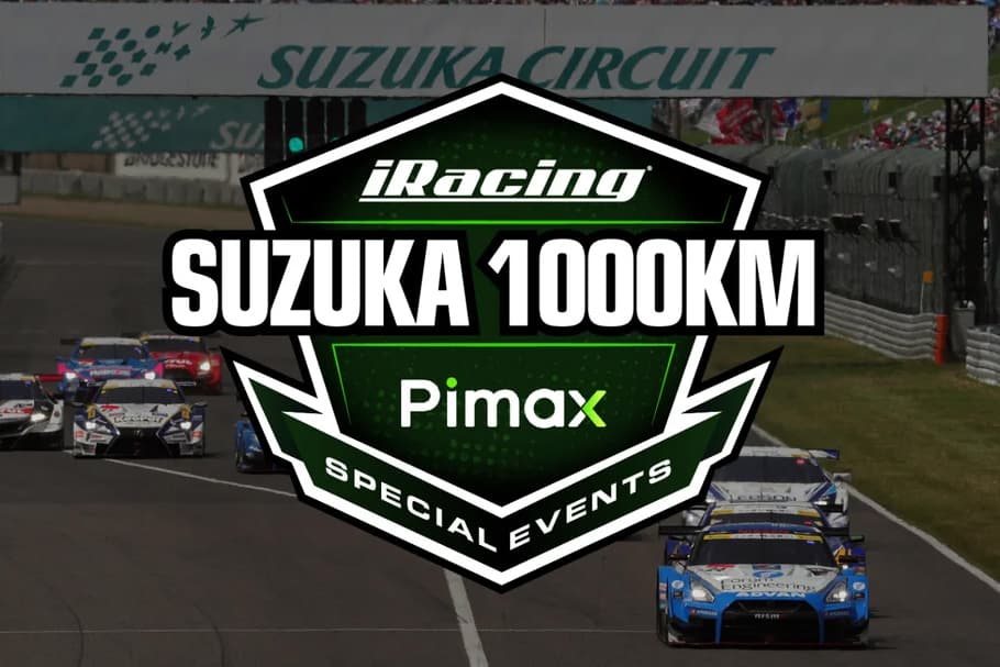 Pimax and iRacing Announce Partnership – Suzuka 1000km Special Event and Special Offer