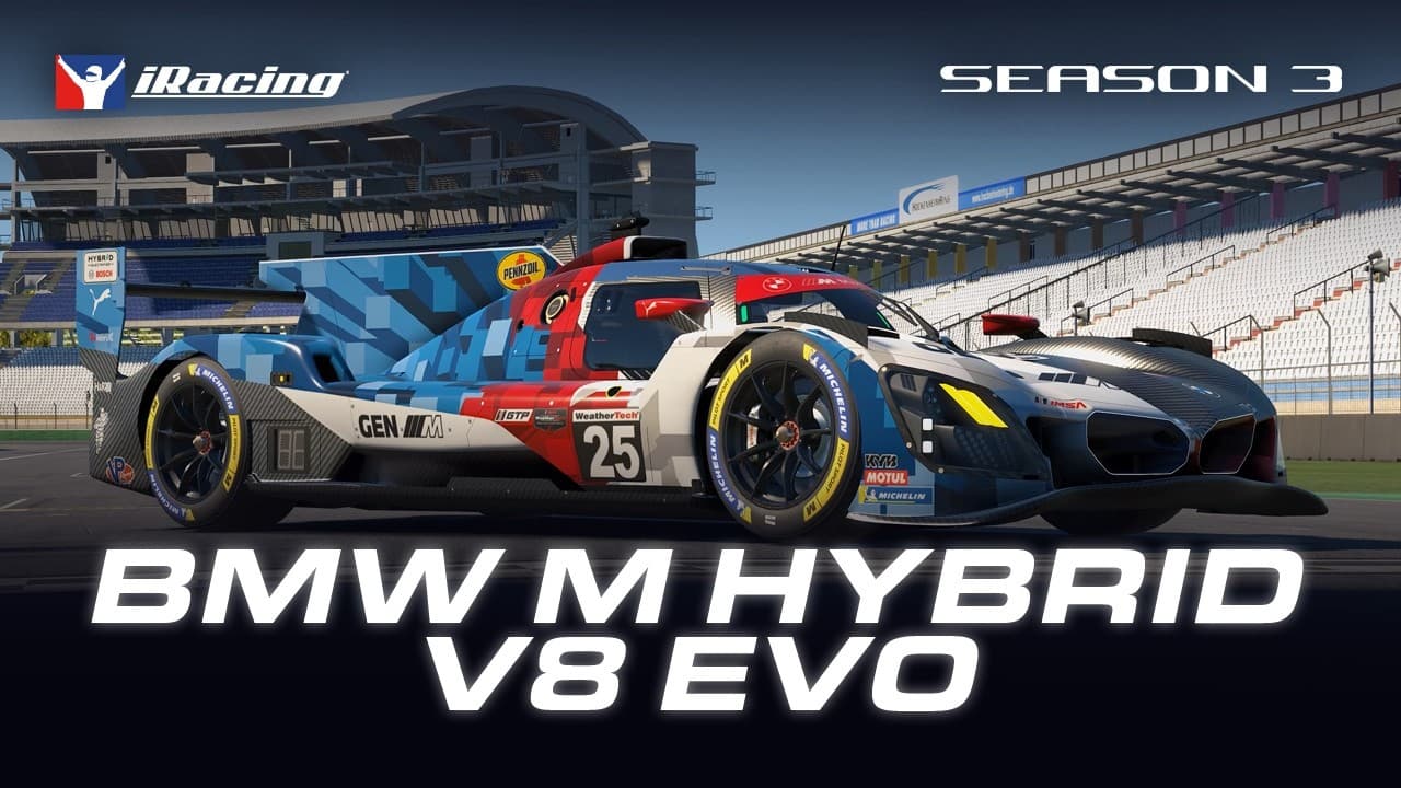 iRacing showcases upgraded BMW GTP