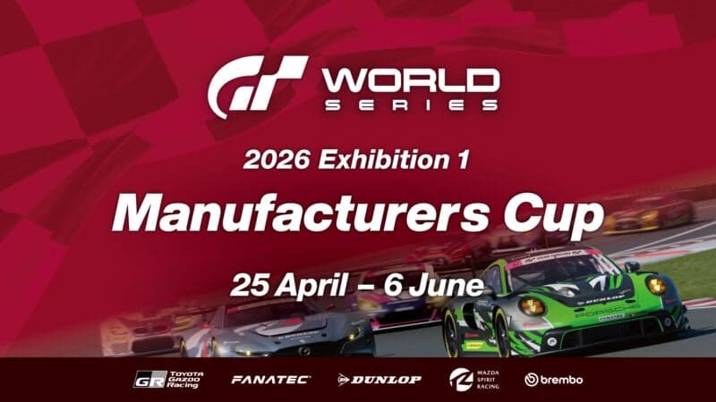 Gran Turismo World Series 2026 Manufacturers Cup Exhibition Season Begins April 25
